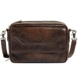 Frye Melissa Leather Camera Crossbody Bag